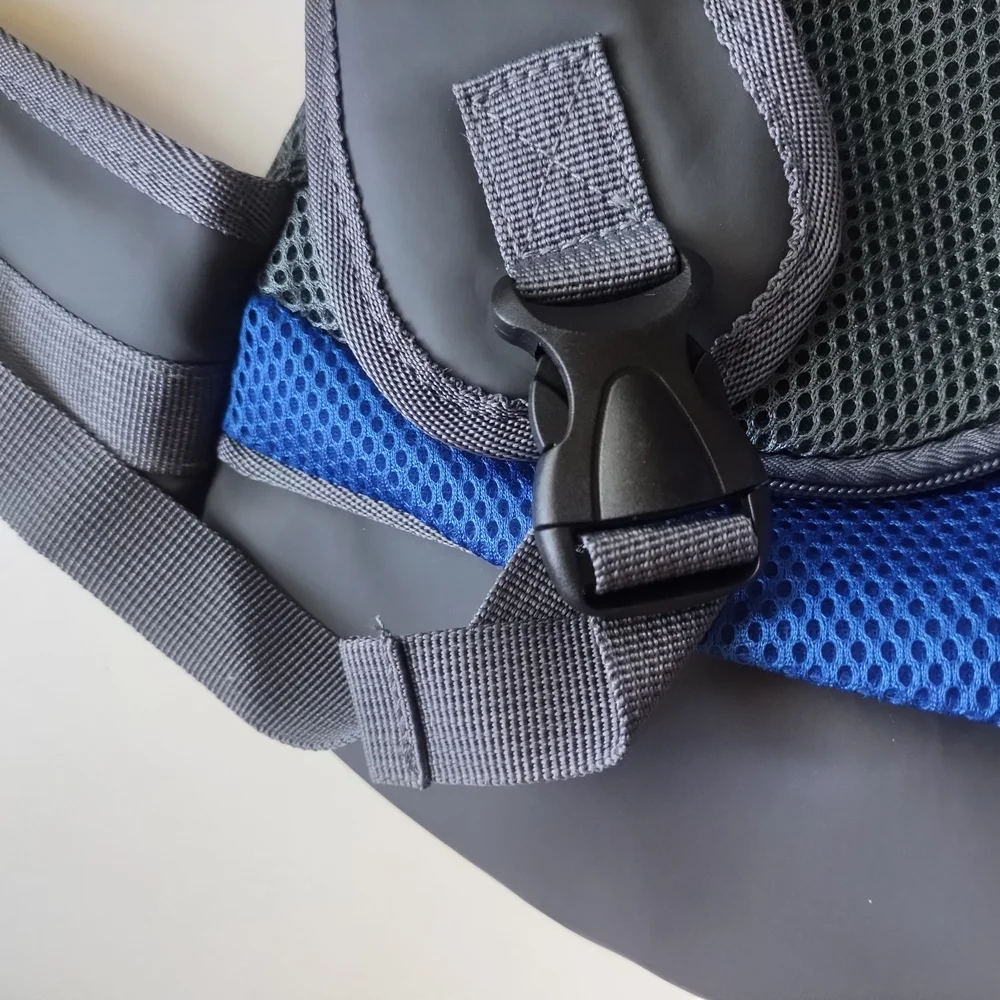 Blue and Gray Small Pet Carrier